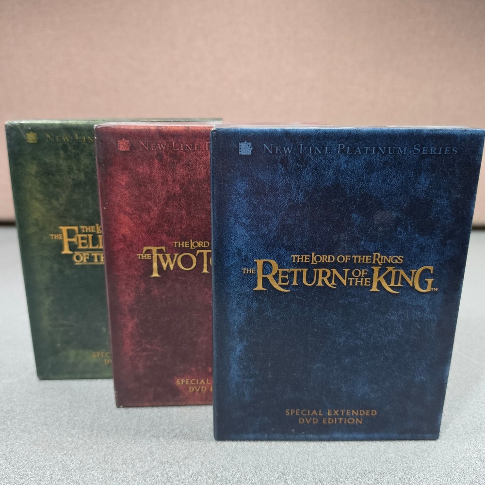 Lord of the Rings Trilogy Extended DVD Excellent Box Set